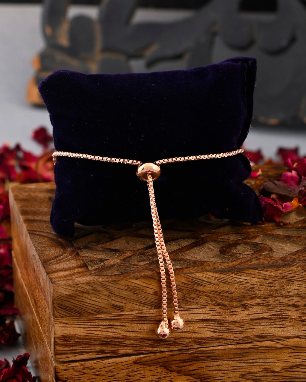 Rose Gold Adjustable Chain Bracelet – Rahika Trends